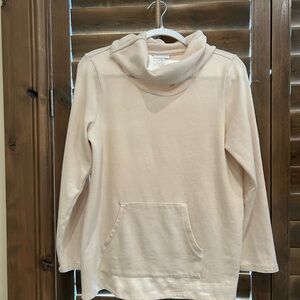 Cute J. Jill tunic with cowl neck and kangaroo pocket. Size M.